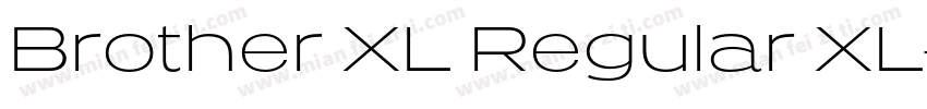 Brother XL Regular XL字体转换